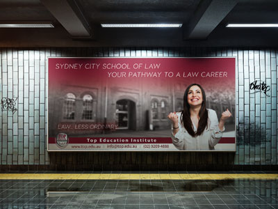 Top Education Institute Billboard